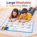 Washable Drawing Mat for Kids – Reusable Magic Coloring & Learning Play Mat