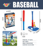 Kids Baseball T-Ball Set with Bat, Balls & Automatic Launcher