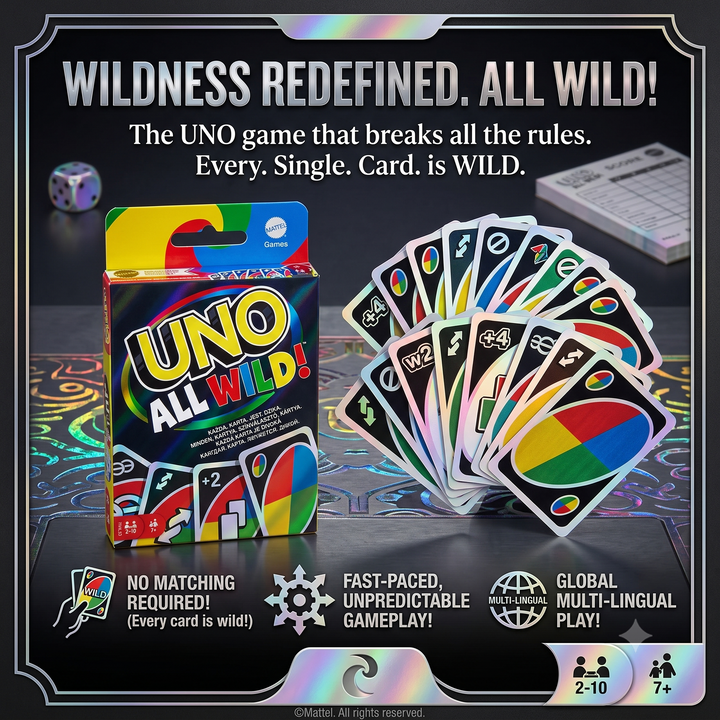 UNO All Wild – Fast & Fun Card Game