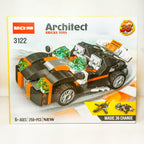Architect Bricks Toys Magic 36-in-1 Building Blocks Car Set (256+ PCS)