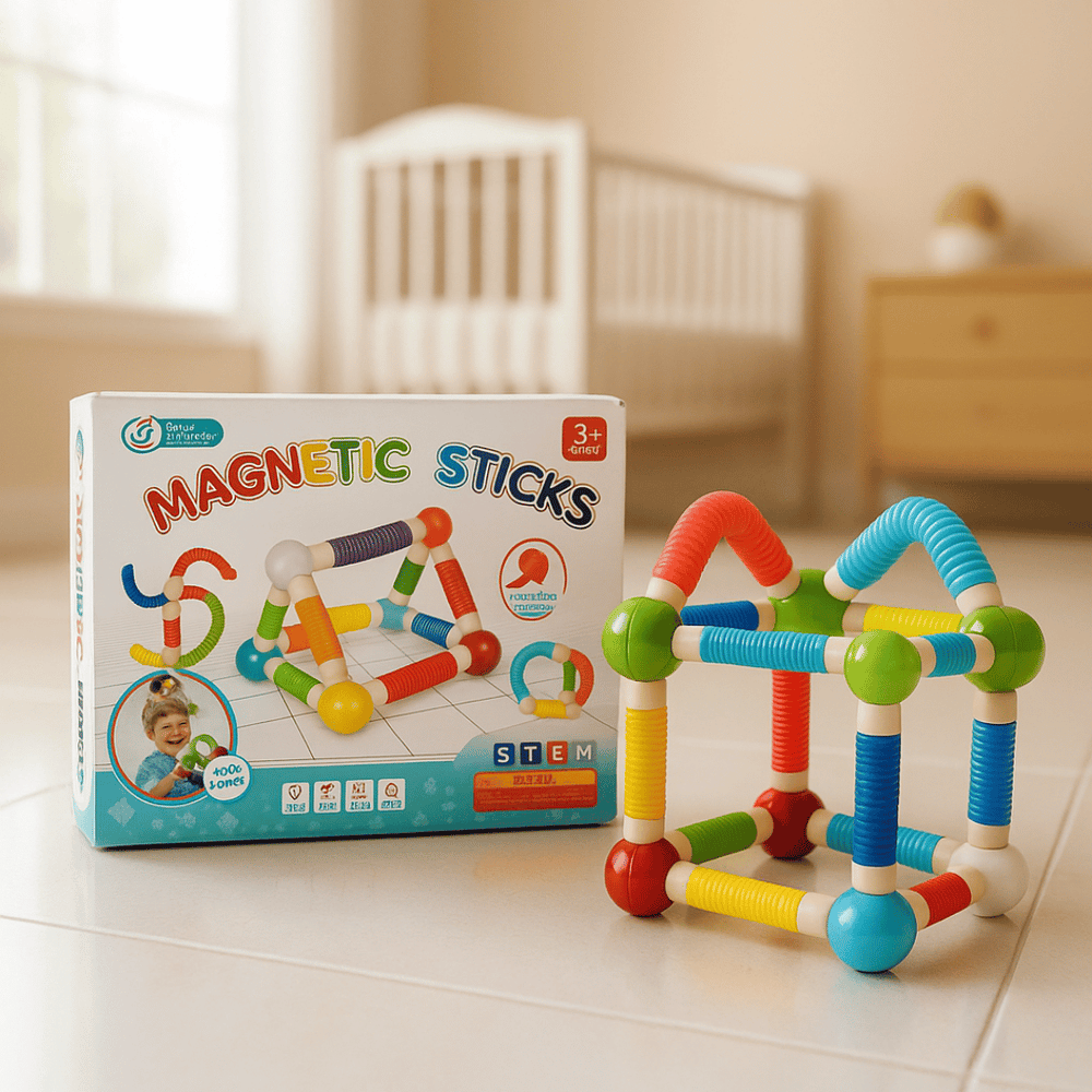 Magnetic Sticks Building Set – Creative STEM Toy