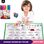 Washable Drawing Mat for Kids – Reusable Magic Coloring & Learning Play Mat