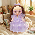 Cute Princess Doll with Glasses Fashion Dress Toy for Girls